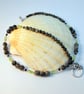 Peridot, Larvikite & Spinel Necklace, Anniversary, August Birthday, Gift For Leo - Image 4