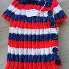 Handknitted baby top. Approx premature. Price includes P and P..
