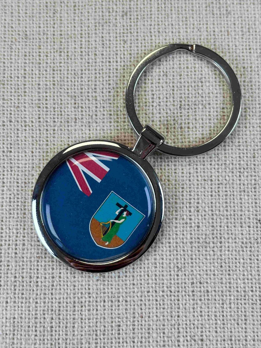 Montserrat Flag Keyring