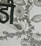 Mischief - Original Gothic Botanical Pencil Drawing - Witchy Halloween Wall Art - Image 2