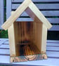 Wooden bird feeder handmade pyrography Ivy Cottage - Image 1