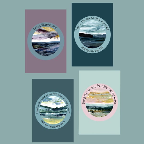 Perfectly Imperfect ‘Love the Sea’ Mini Print Set 110