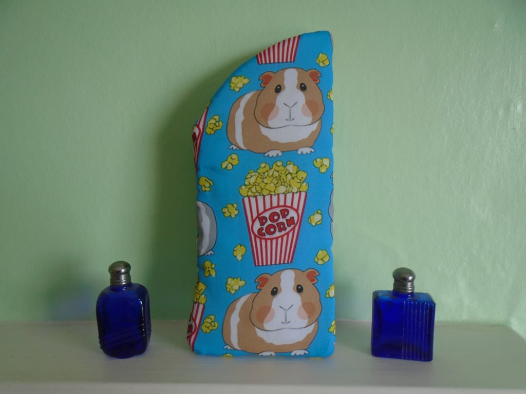 Popcorn & Guinea Pigs Glasses Case Lined & Padded 