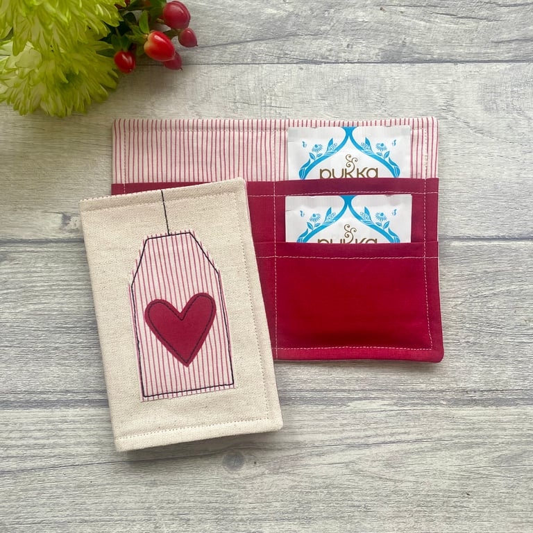 Tea bag wallet, tea lover gift