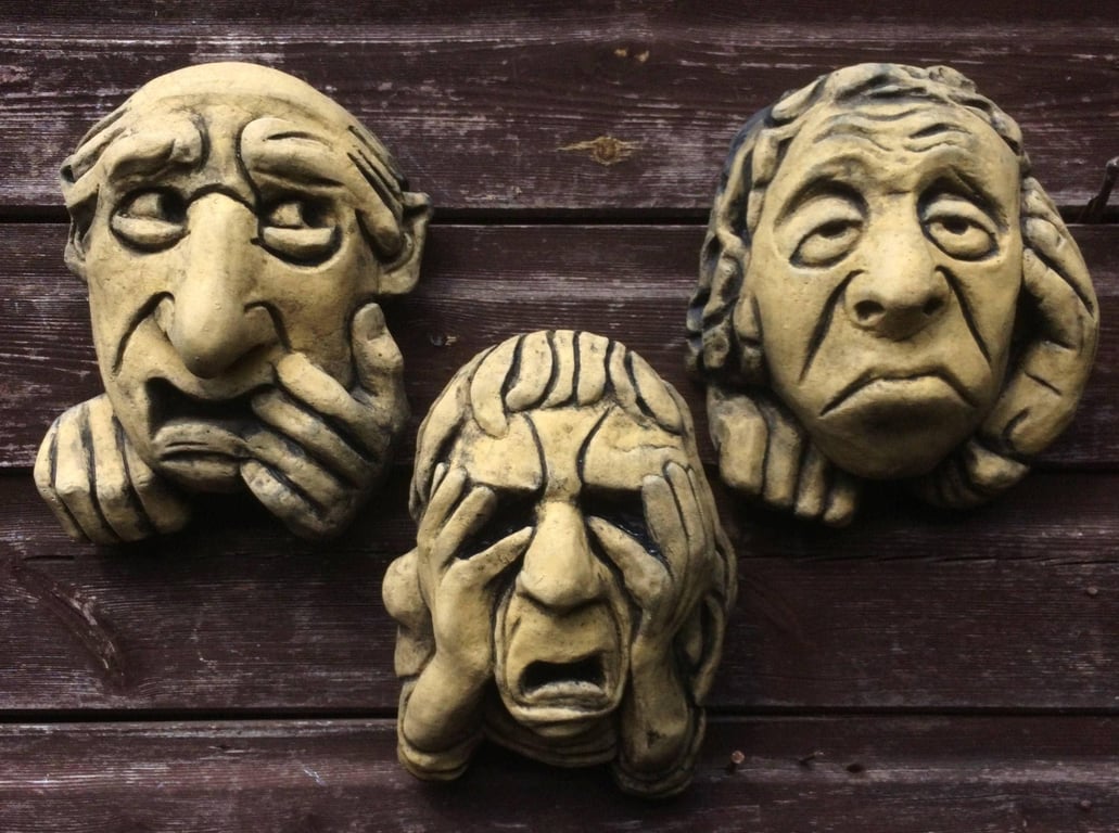 Oxford Grotesques - Set of 3 Plaques