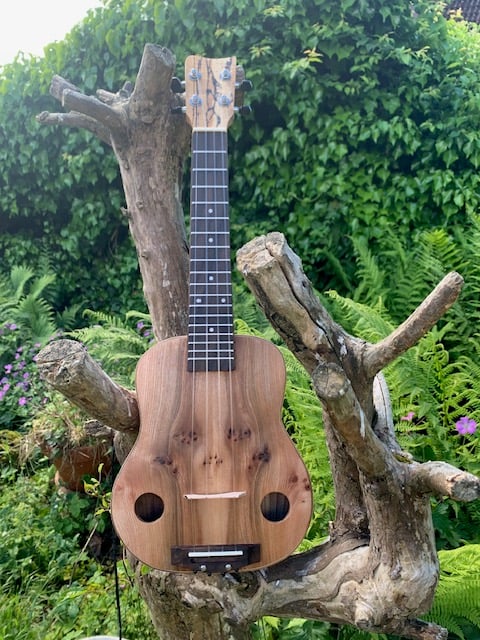 Concert Ukulele.  handmade from Scottish hardwoods