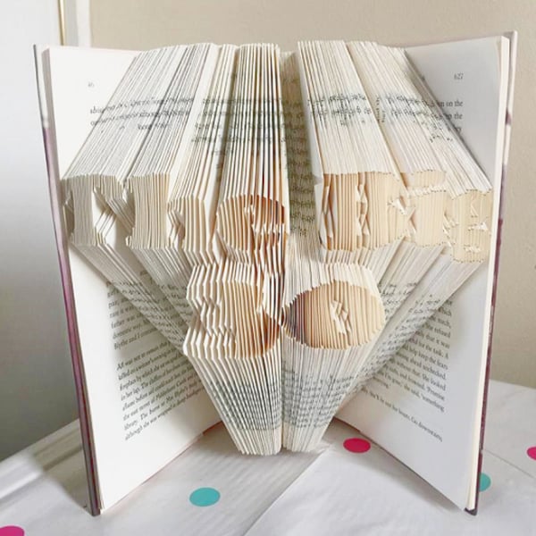 The Big 30 No-Cut 2-Line MMF Book Folding Pattern - EMAILED PDF PATTERN