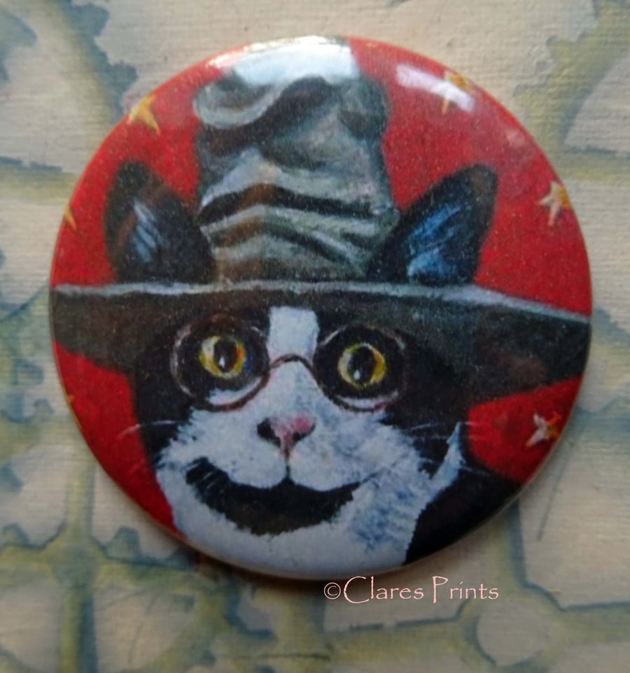 Harry Potter Cat Art Badge 58mm Button Animal Badges Cats 