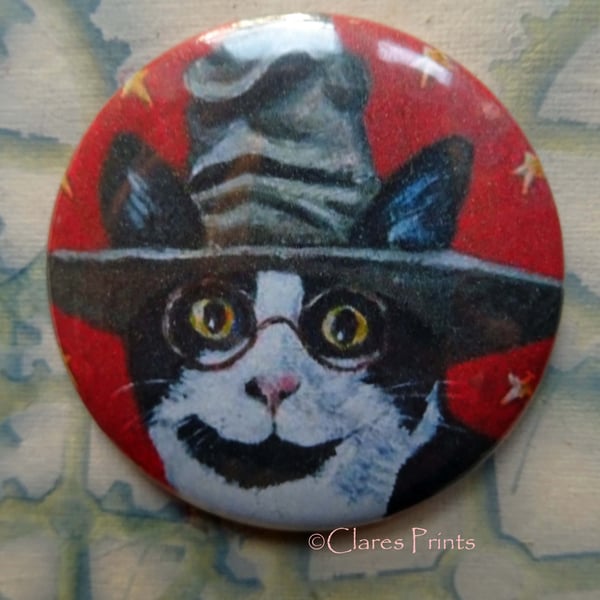 Harry Potter Cat Art Badge 58mm Button Animal Badges Cats 