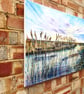 Big Sky Land and Skyscape Oil Painting : Ouse Fen Reeds and Wetlands - Image 8