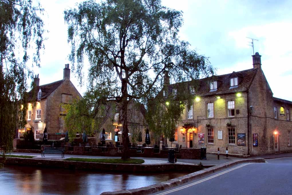 Old Manse Hotel Bourton On The Water Cotswolds Photograph Print