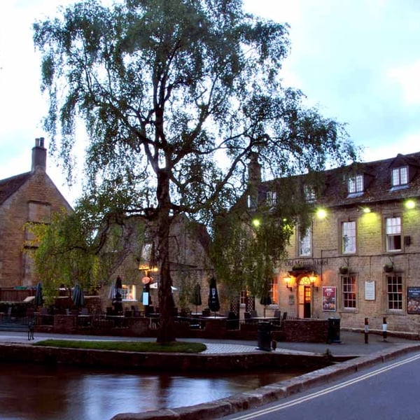 Old Manse Hotel Bourton On The Water Cotswolds Photograph Print