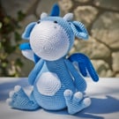 Dragon Large Crochet Plush Toy Amigurumi Animal Plushies