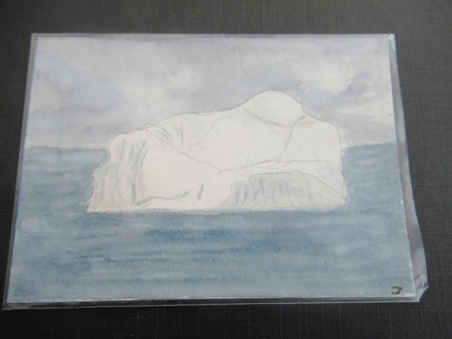 ACEO - Original Watercolour Painting - Iceberg SALE
