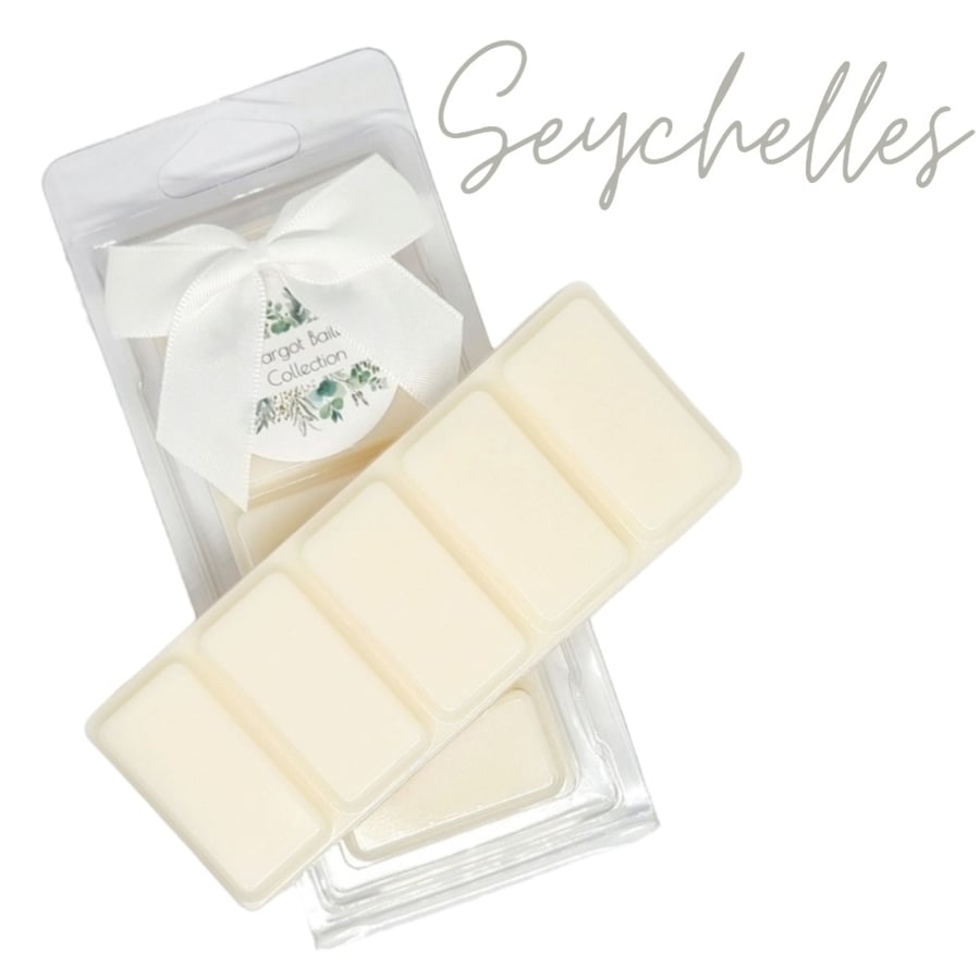 Seychelles  Wax Melts UK  50G  Luxury  Natural  Highly Scented