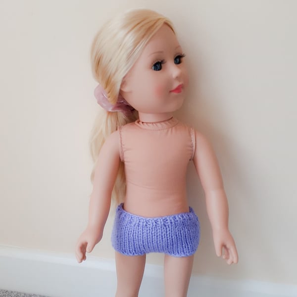 KNITTING PATTERN PDF Pretty Panties for Doll