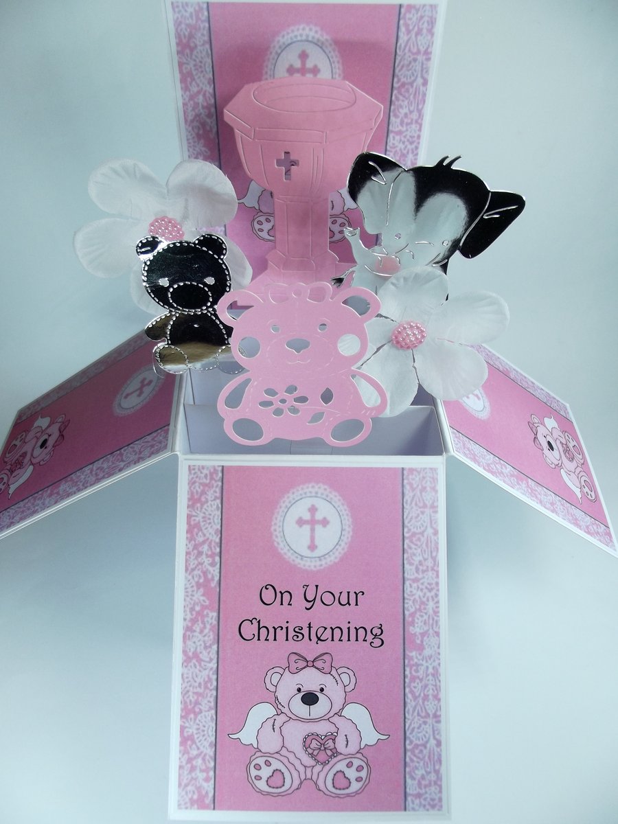 Girls Christening Card