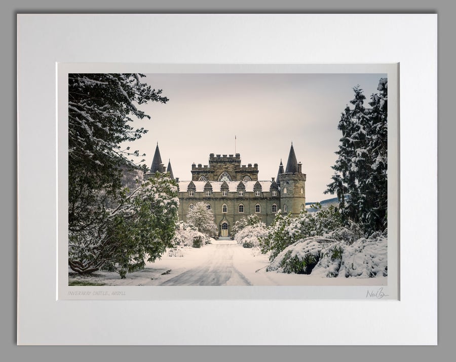 Inveraray Castle Argyll Scotland - A3 (50x40cm) Unframed Print