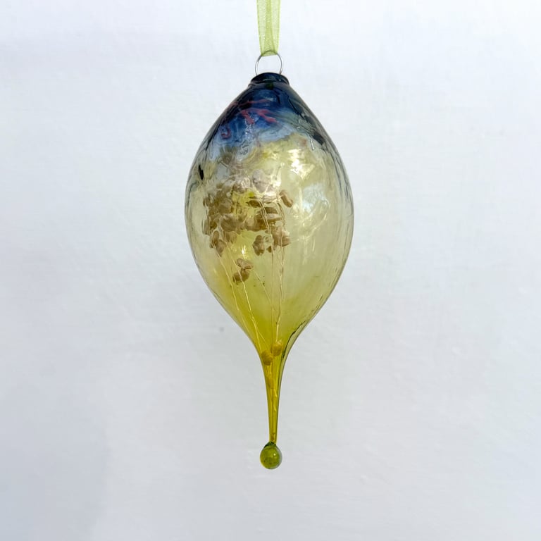 Blown Glass Bauble Decoration