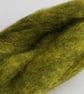 Carded Corriedale wool slivers selection - "green" letterbox pack - Image 3