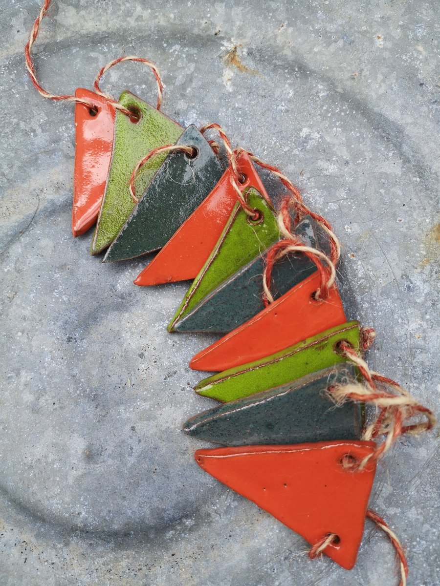 Mini Pottery Bunting