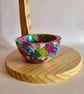 Pretty up cycled wooden bowl  - Image 3