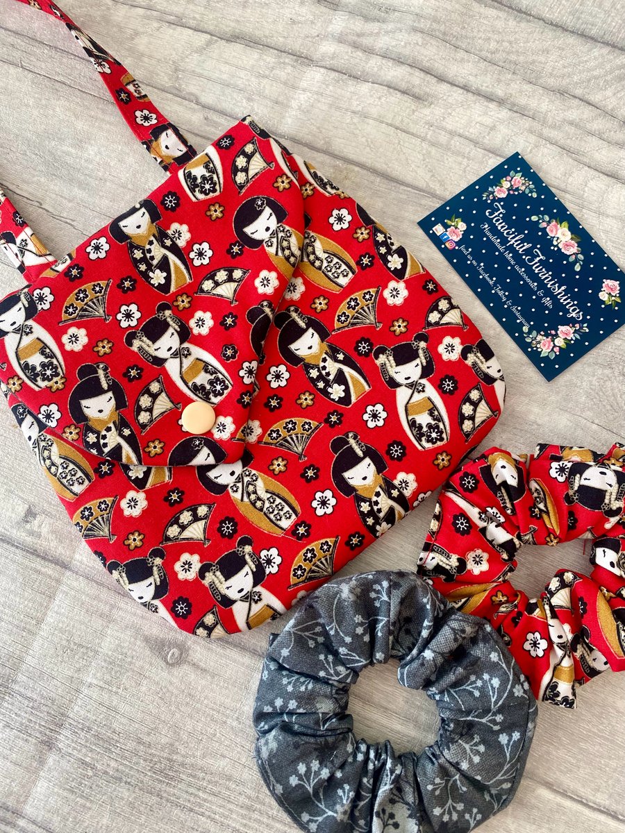 Childs Handbag & matching Scrunchie Set