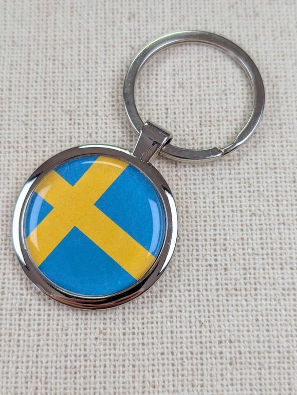 Sweden Flag Keyring
