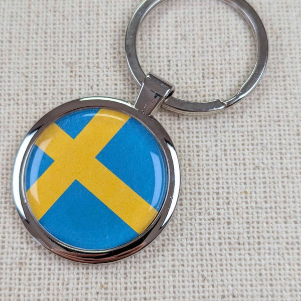 Sweden Flag Keyring