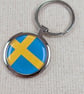 Sweden Flag Keyring