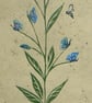 Butterfluttillary lino cut print - Image 2