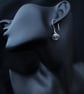 Sterling silver earrings with labradorite - Image 1