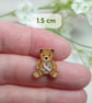 Baby Loss Awareness Bear Pin, Handmade Tiny Teddy Miscarriage Support Badge - Image 4