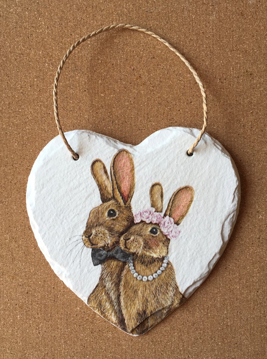 Posh bunnies heart