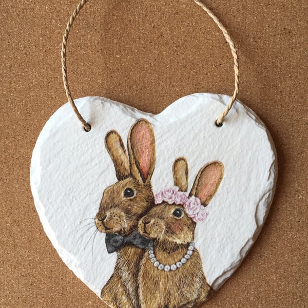 Posh bunnies heart