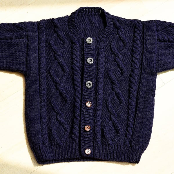 2 hand knitted cardigans age approx 4 and 5 years
