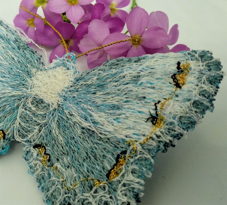 Lace Border Moth Brooch