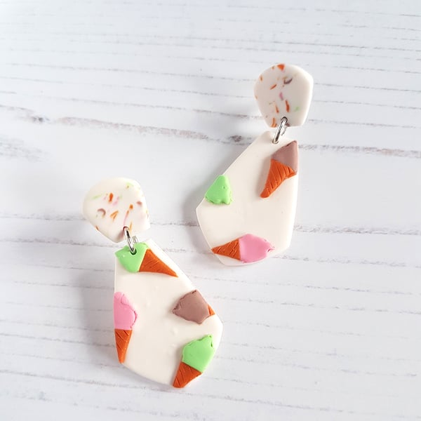 Ice cream statement drop earrings ONE OF EACH AVAILABLE