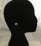 Scroll Edged Teal Studs - Image 4