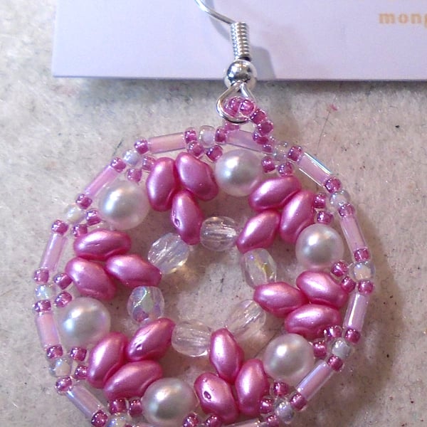 1920s-style bead earrings (customisable)
