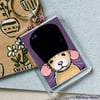 Dumbo Rat Wearing a Bearskin Hat Keyring -Large