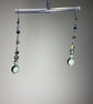 Larisa - Elegant Blue & Light Green Earrings  - Image 1