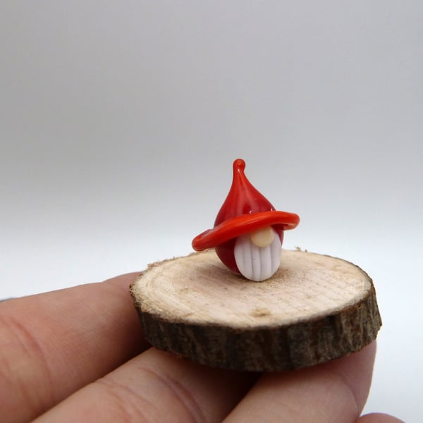 small glass gnome gift