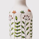 Hand drawn doodle flower vase