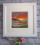 Textile landscape framed picture with owl… find me where the wild things are - Image 3