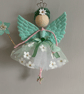 Pretty flower fairy xmas tree decoration, xmas tree topper, angel 
