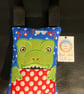  Tooth fairy Pillow, Embroidered T-rex - Image 1