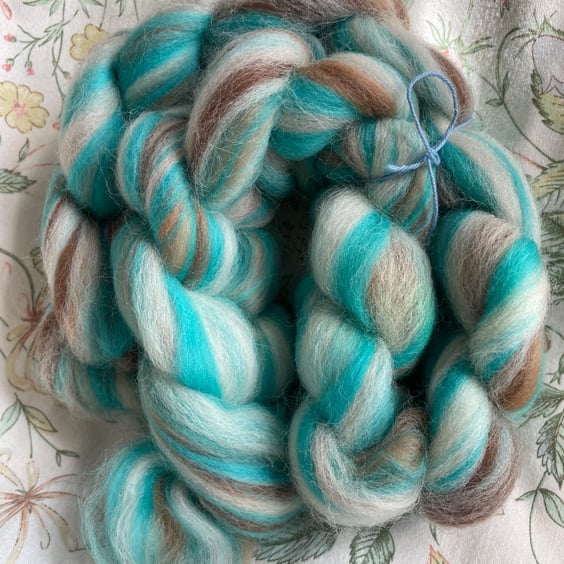 Riverside - 100g Blended, Combed Wool Tops for Spinning or Felting