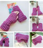 Gift Set - Carnation Hiking Mitts & Ear Warmer - Image 6