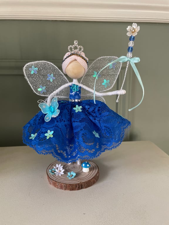 Fairy, Beautiful handmade ballerina fairy ornament, keepsake gift, 